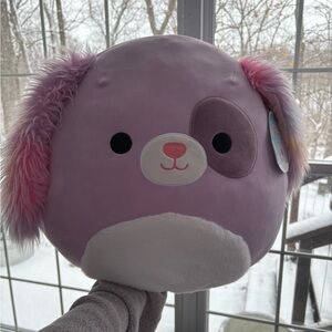 Barb the purple dog squishmallow NWT 16in